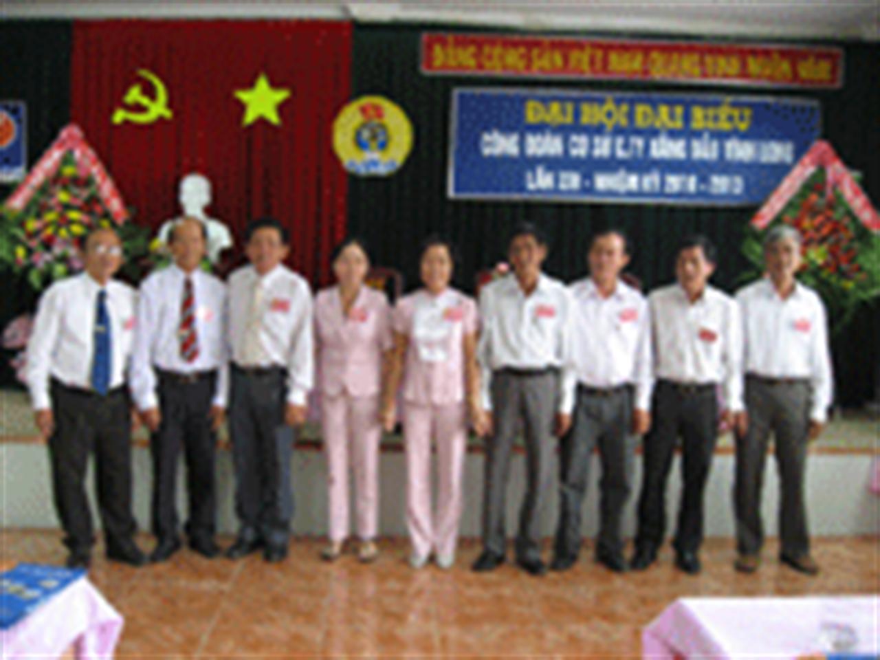 Đại hội Công đoàn Công ty Xăng dầu Vĩnh Long lần thứ XIV Nhiệm kỳ 2010 - 2013