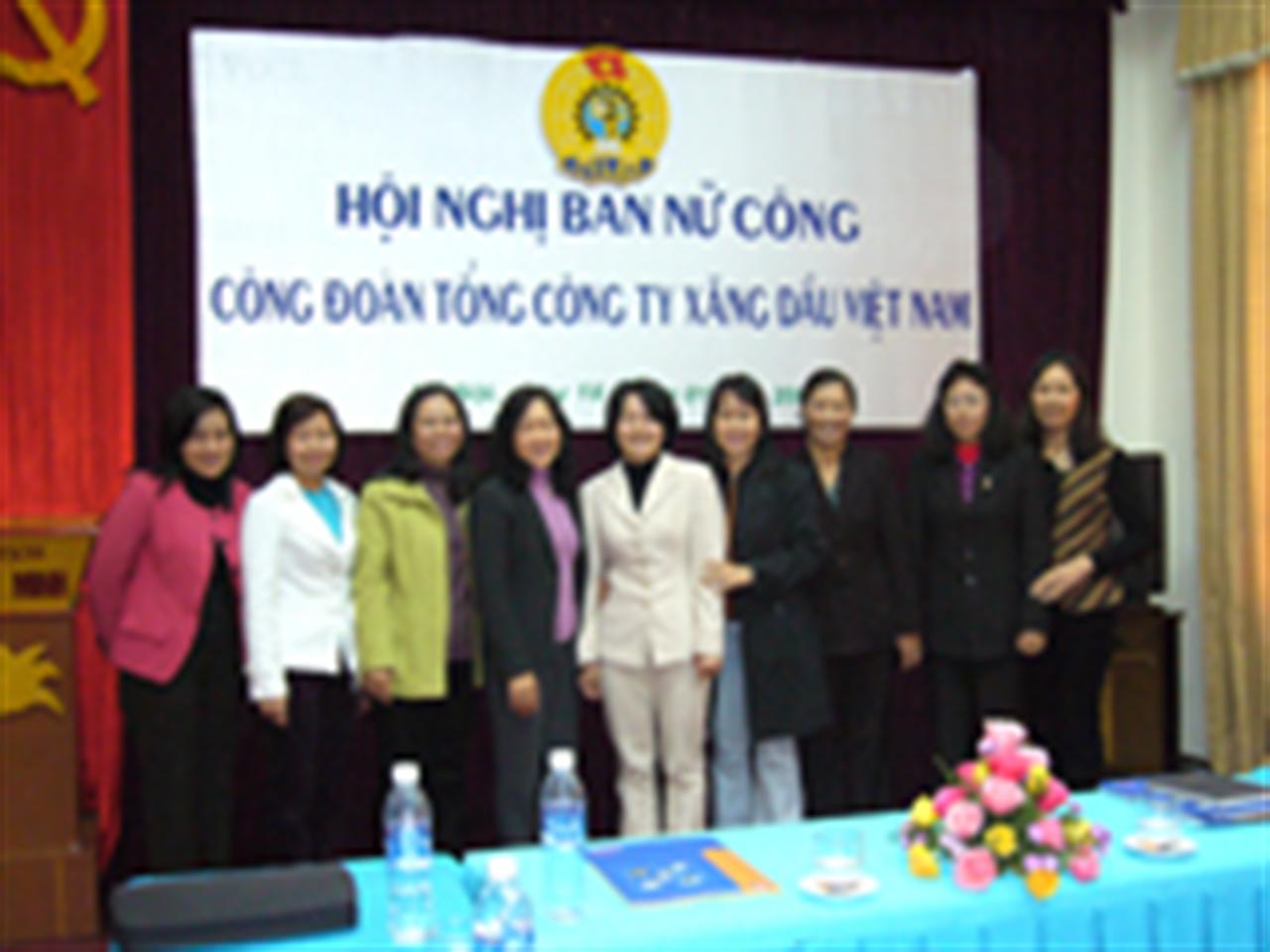 Quy định phân công nhiệm vụ Ban nữ công Công đoàn Tổng công ty Xăng dầu VN nhiệm kỳ 2005 - 2010