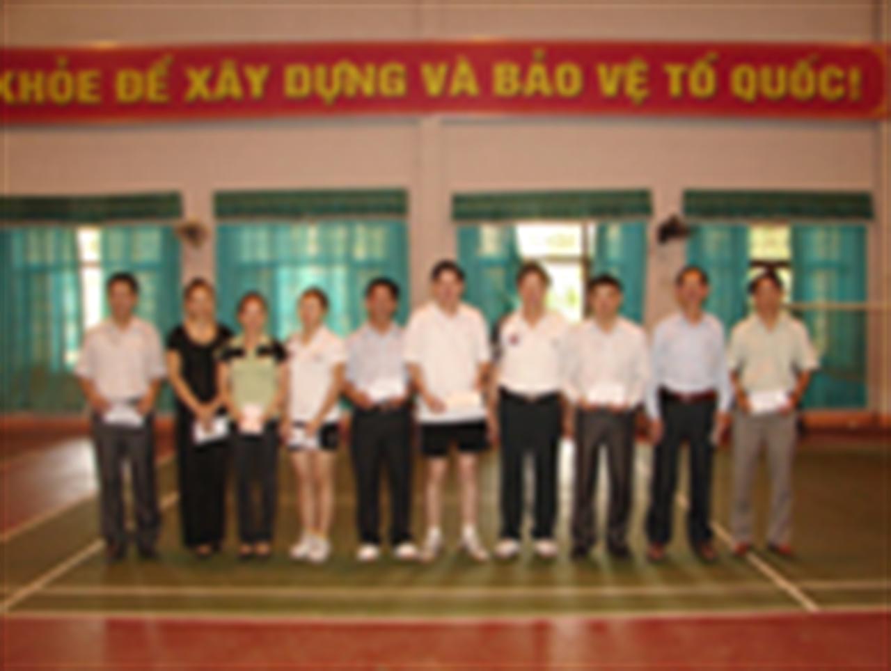 Công ty Xăng dầu Bắc Thái Tổ chức Giải thể thao Khối thi đua phía Nam Thái Nguyên