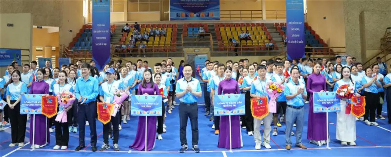 Petrolimex khai mạc Hội thao khu vực Bắc Trung Bộ chào mừng 70 năm Ngày thành lập