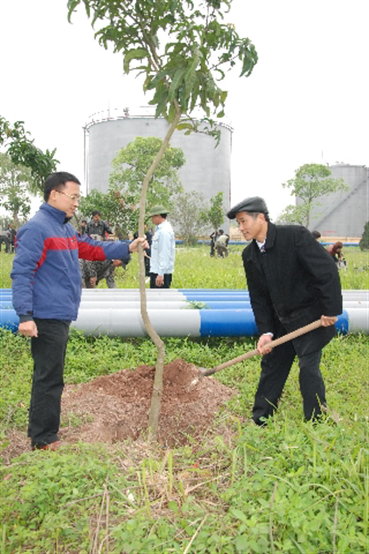 Công ty Xăng dầu Khu vực I phát động và tổ chức phong trào trồng cây