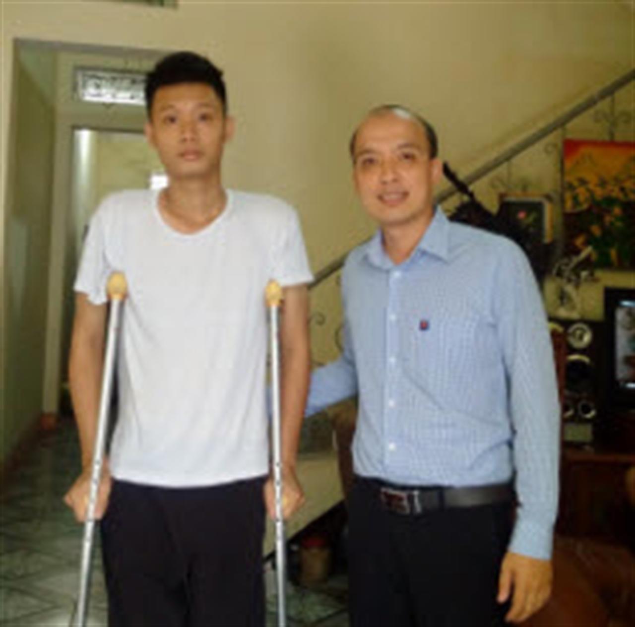 Hơn 100 triệu đồng đã đến với anh Nguyễn Hồng Sơn