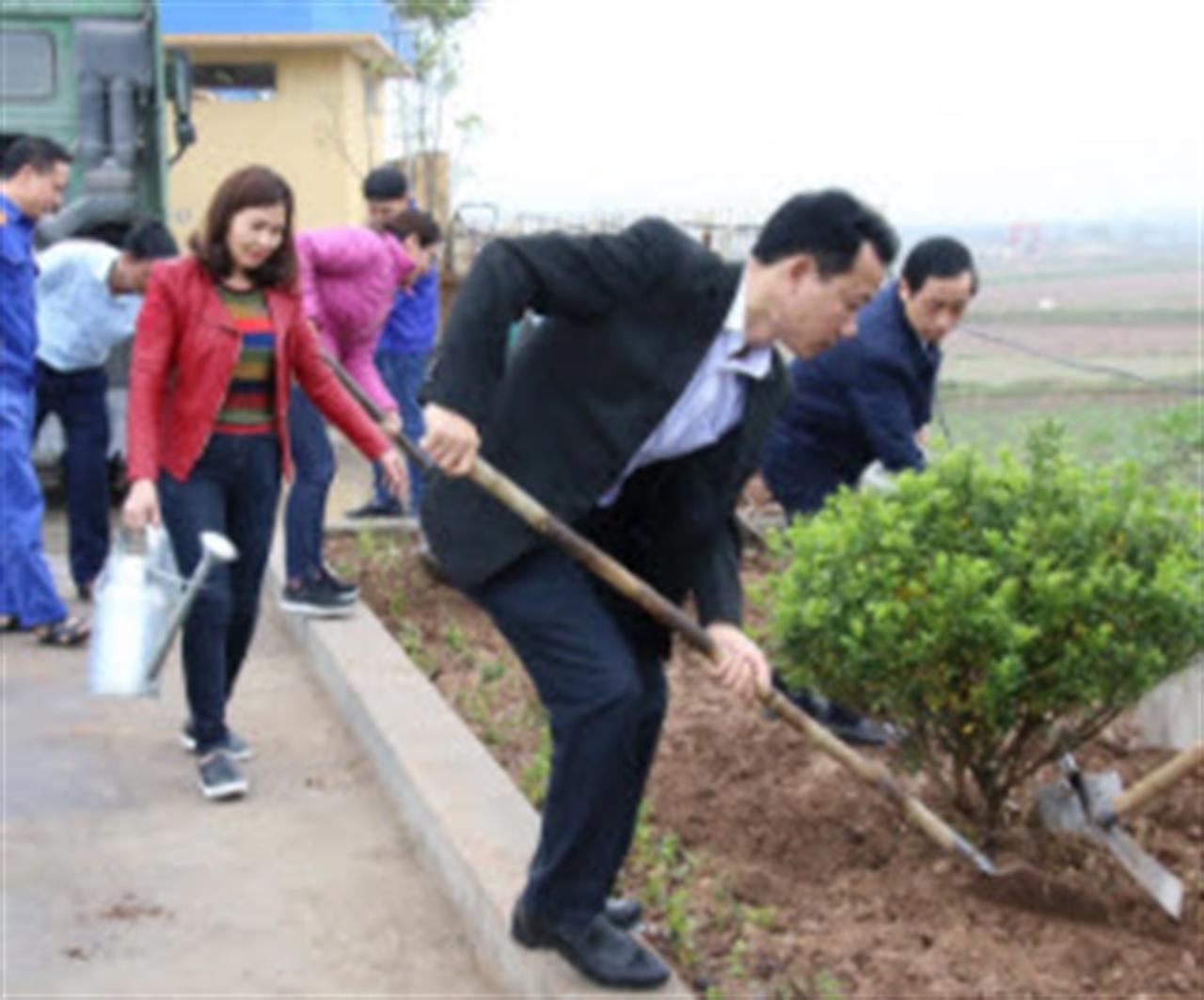 Tết trồng cây 2018 tại CNXD Bắc Ninh