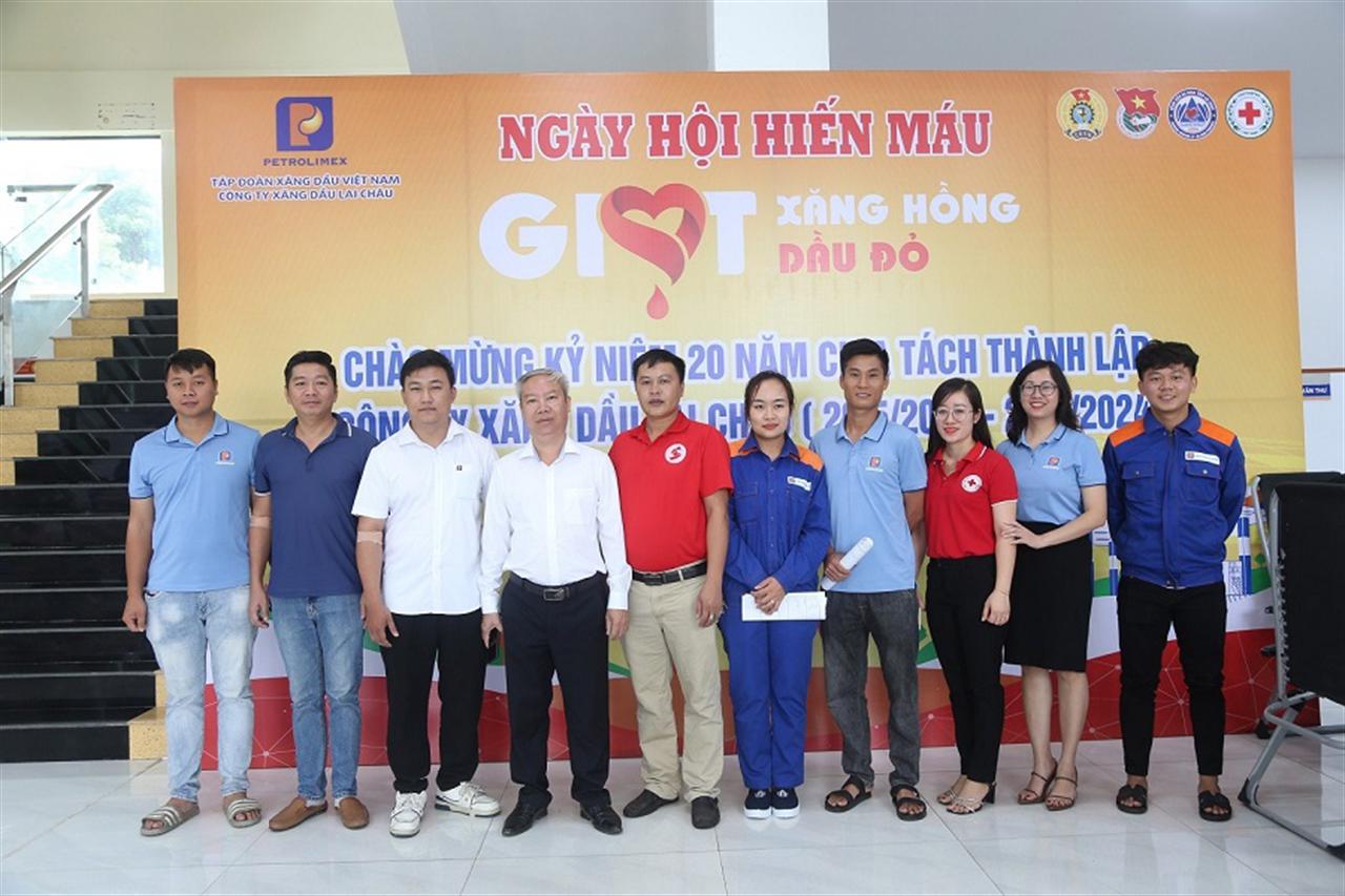 Petrolimex Lai Châu lan tỏa nghĩa cử cao đẹp với “Giọt xăng hồng- Giọt dầu đỏ” năm 2024