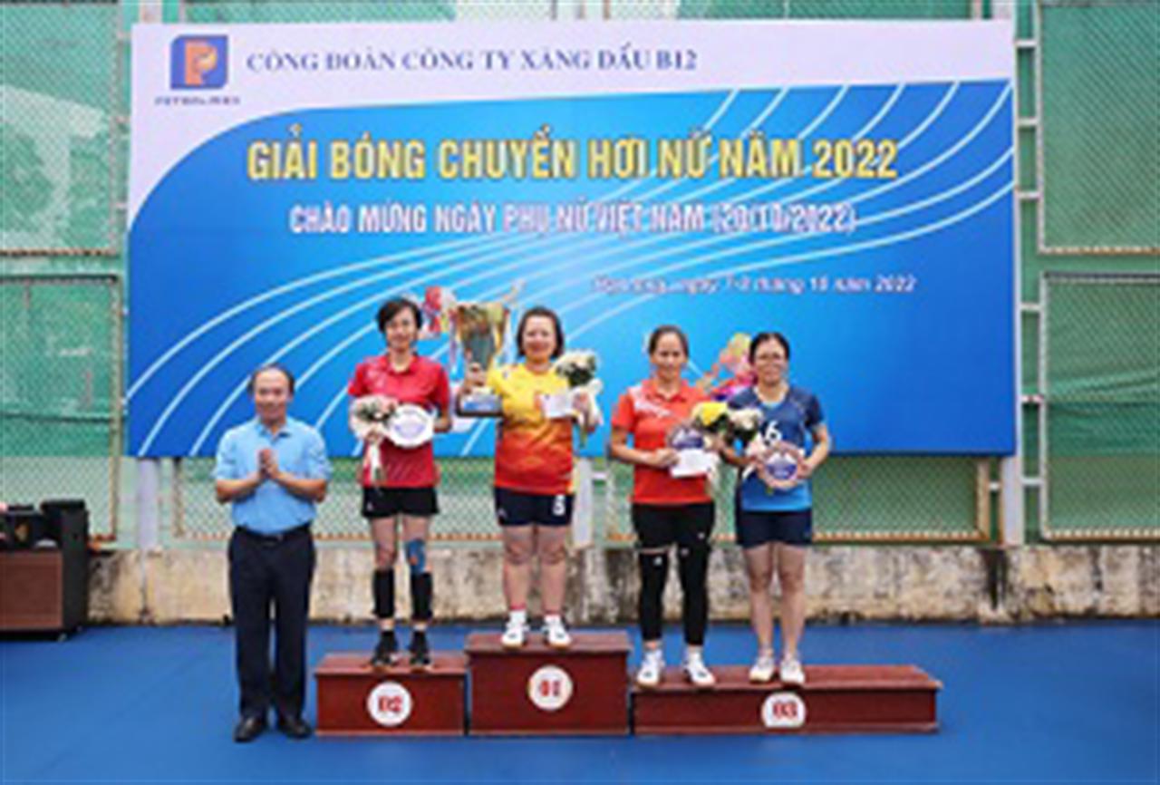 Petrolimex Quảng Ninh tổ chức thành công Giải bóng chuyền hơi nữ năm 2022