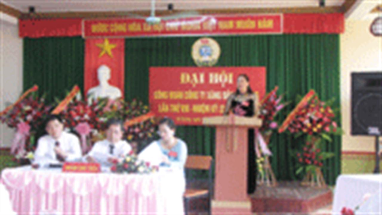 Đại hội Công đoàn Công ty Xăng dầu Hà Giang Khóa VIII nhiệm kỳ 2010 - 2013