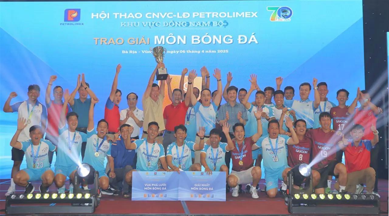Petrolimex bế mạc Hội thao khu vực Đông Nam Bộ chào mừng 70 năm thành lập