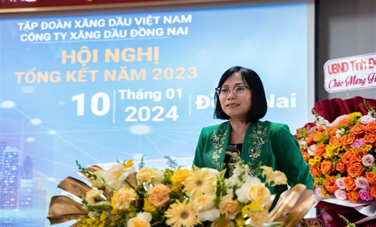 Lãnh đạo tỉnh Đồng Nai, đại diện Tập đoàn Xăng dầu Việt Nam tham dự Hội nghị tổng kết 2023