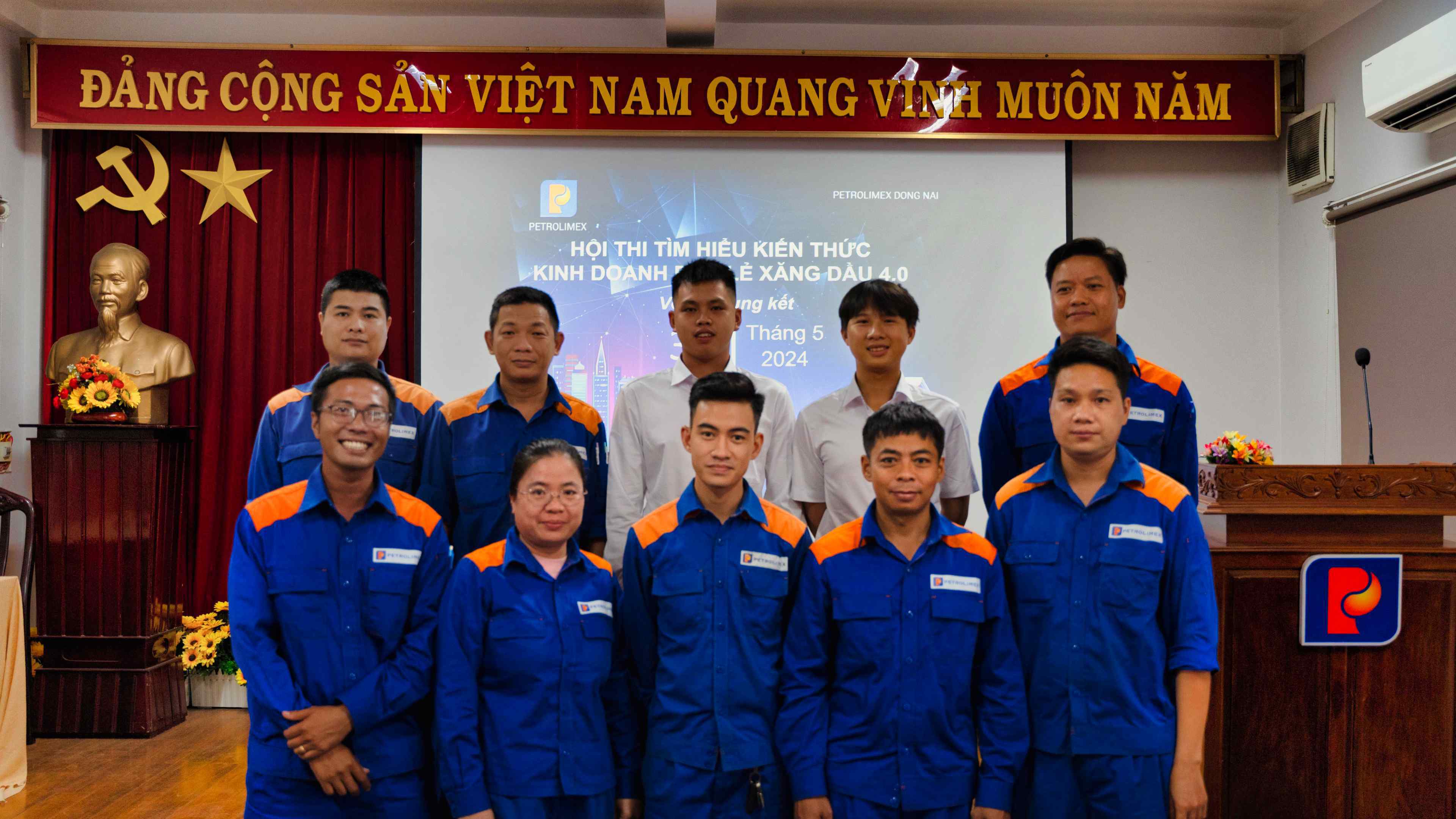 ( Kết quả ) Vòng chung kết Hội thi tìm hiểu kiến thức kinh doanh bán lẻ xăng dầu 4.0