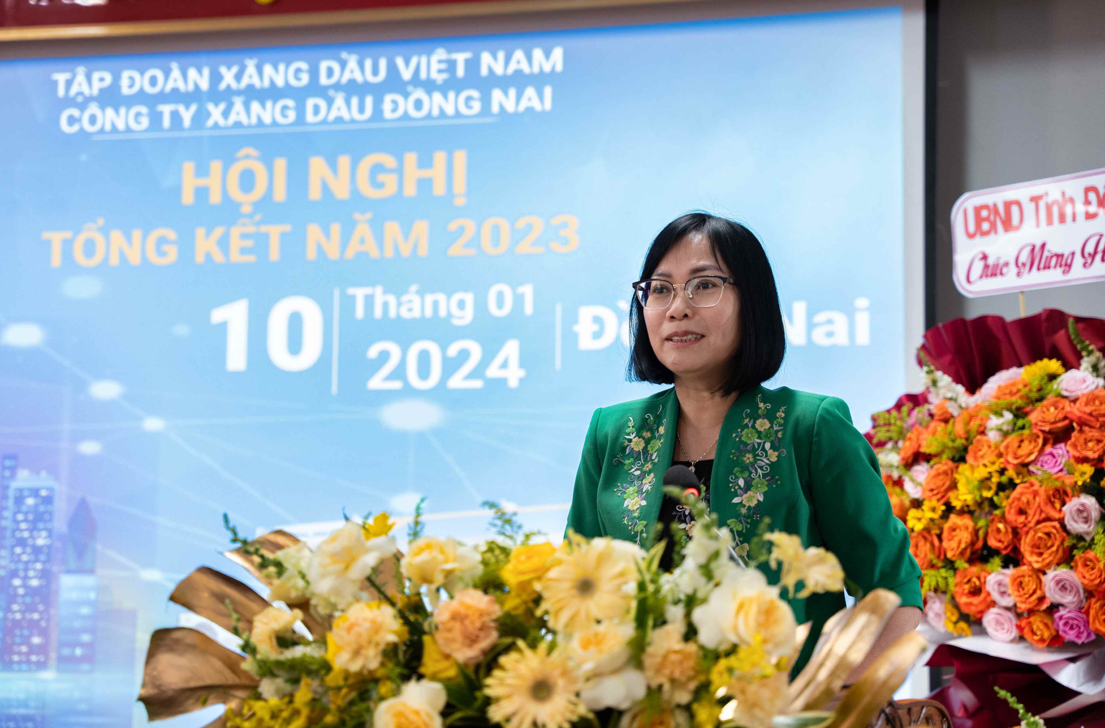 Lãnh đạo tỉnh Đồng Nai, đại diện Tập đoàn Xăng dầu Việt Nam tham dự Hội nghị tổng kết 2023