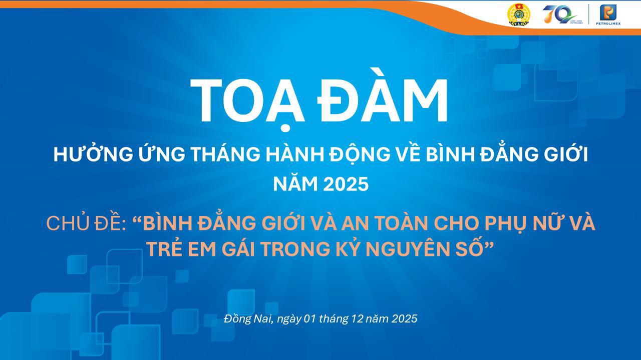 Tọa đàm: Bình đẳng giới và an toàn cho phụ nữ và trẻ em gái trong kỷ nguyên số
