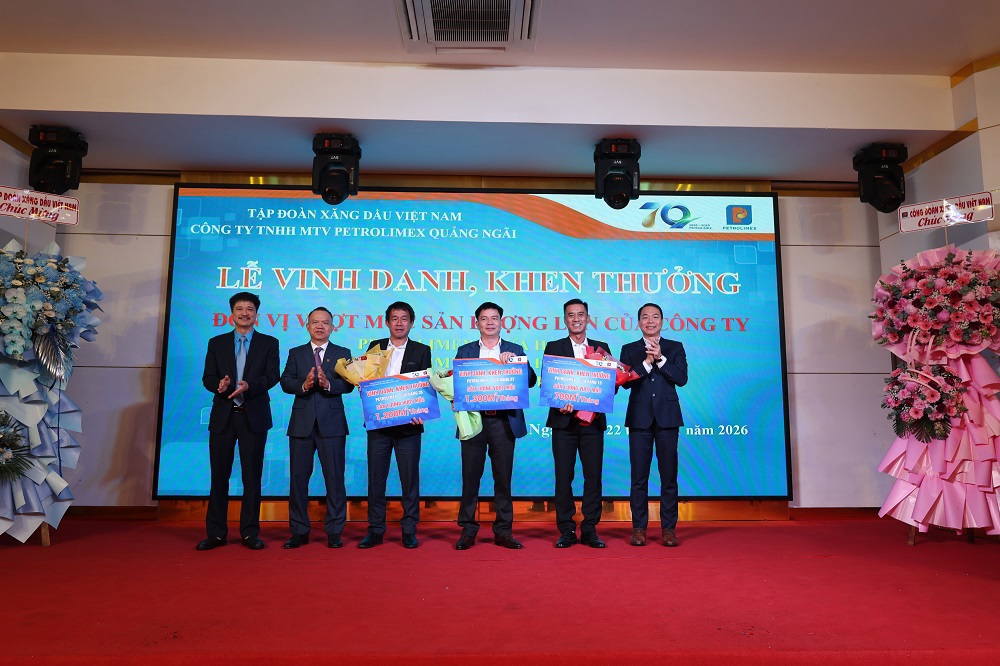 Petrolimex Quảng Ngãi tổ chức Tổng kết công tác năm 2025 và Hội nghị đại biểu Người lao động năm 2026