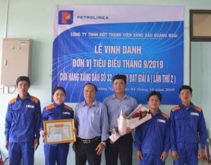 Vinh danh 02 CHXD tiêu biểu trong thi đua tháng 9/2019