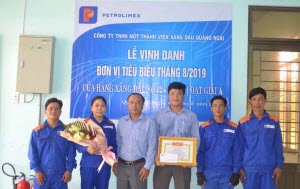 Vinh danh 02 CHXD tiêu biểu trong thi đua tháng 8/2019