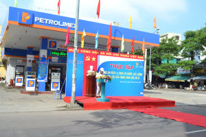 Petrolimex Quảng Ngãi phối hợp diễn tập PCCC & CNCH