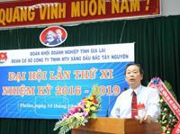 Đoàn cơ sở Công ty TNHH MTV Xăng dầu Bắc Tây Nguyên tổ chức Đại hội nhiệm kỳ 2016-2019 thành công