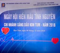 Ngày hội hiến máu tặng người nghèo Kon Tum