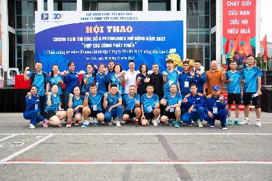 Petrolimex Điện Biên tham gia hội thao “Hợp tác cùng phát triển”