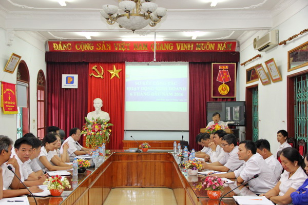 Hội nghị sơ kết hoạt động SXKD 6 tháng đầu năm 2016