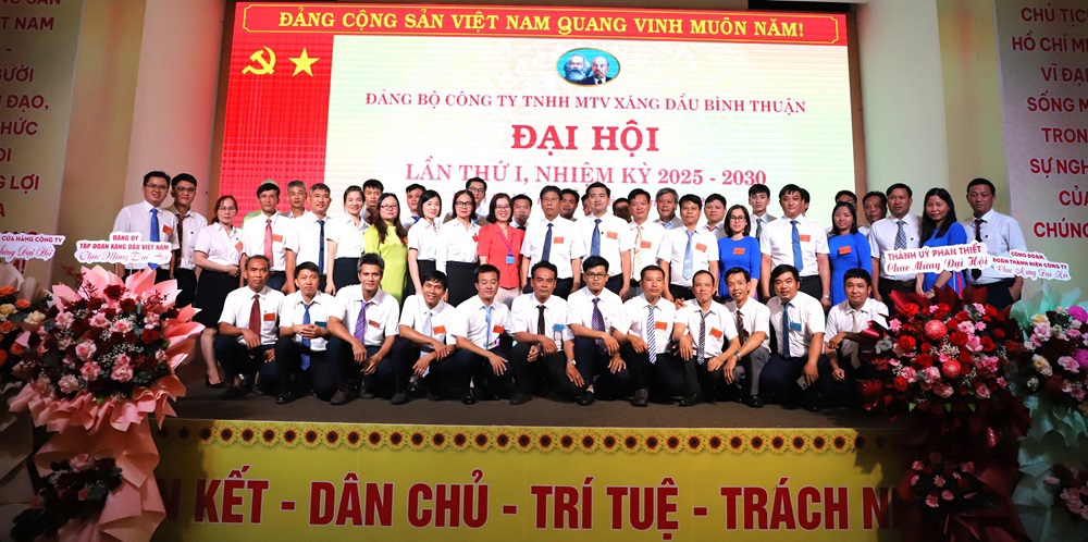 Đại hội Đảng bộ Công ty TNHH MTV Xăng dầu Bình Thuận lần thứ I, nhiệm kỳ 2025 - 2030