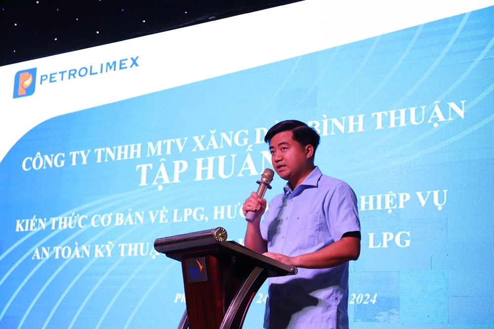 Petrollimex Bình Thuận tổ chức lớp tập huấn an toàn kỹ thuật trong kinh doanh LPG