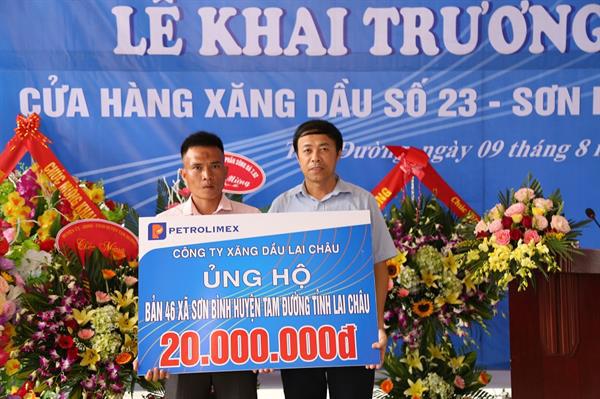 Petrolimex Lai Châu khai trương CHXD số 23 - Sơn Bình