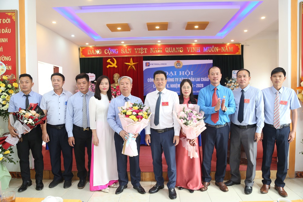 Công đoàn Công ty xăng dầu Lai Châu tổ chức thành công Đại hội khóa X nhiệm kỳ 2023-2028