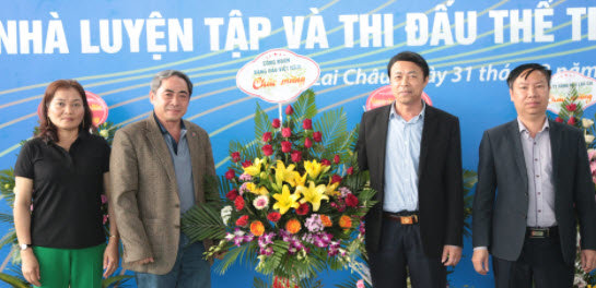 Khánh thành nhà tập luyện thể chất CBCNV-NLĐ tại PLX Lai Châu