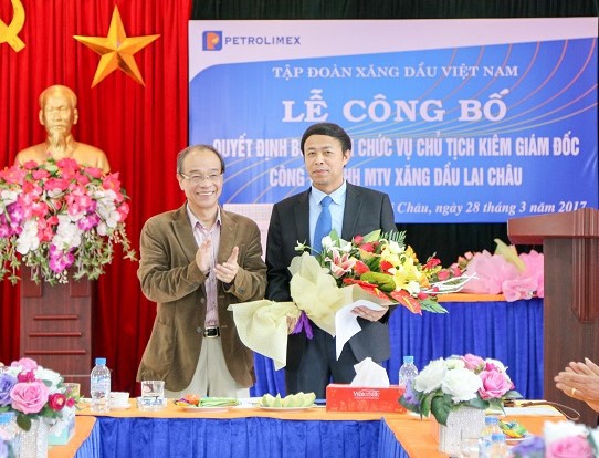 Lễ Công bố và trao quyết định bổ nhiệm Chủ tịch kiêm Giám đốc Công ty TNHH MTV Xăng dầu Lai Châu