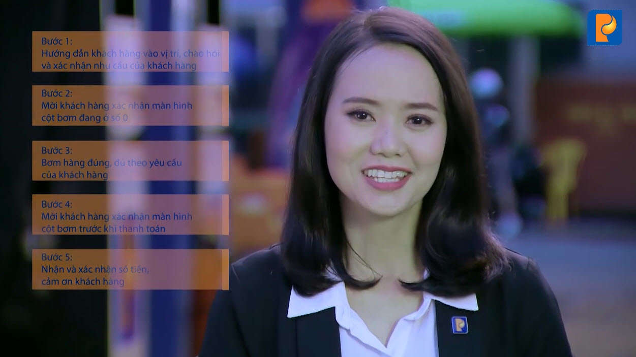 Quy trình bán hàng 5 bước tại CHXD Petrolimex
