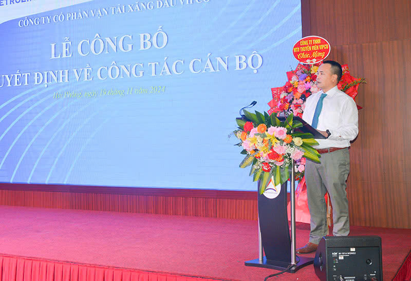 Công bố quyết định bổ nhiệm tân Tổng Giám đốc Công ty