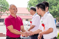 Niềm vui chào đón các đại biểu về dự Lễ kỷ niệm 60 năm thành lập Công ty