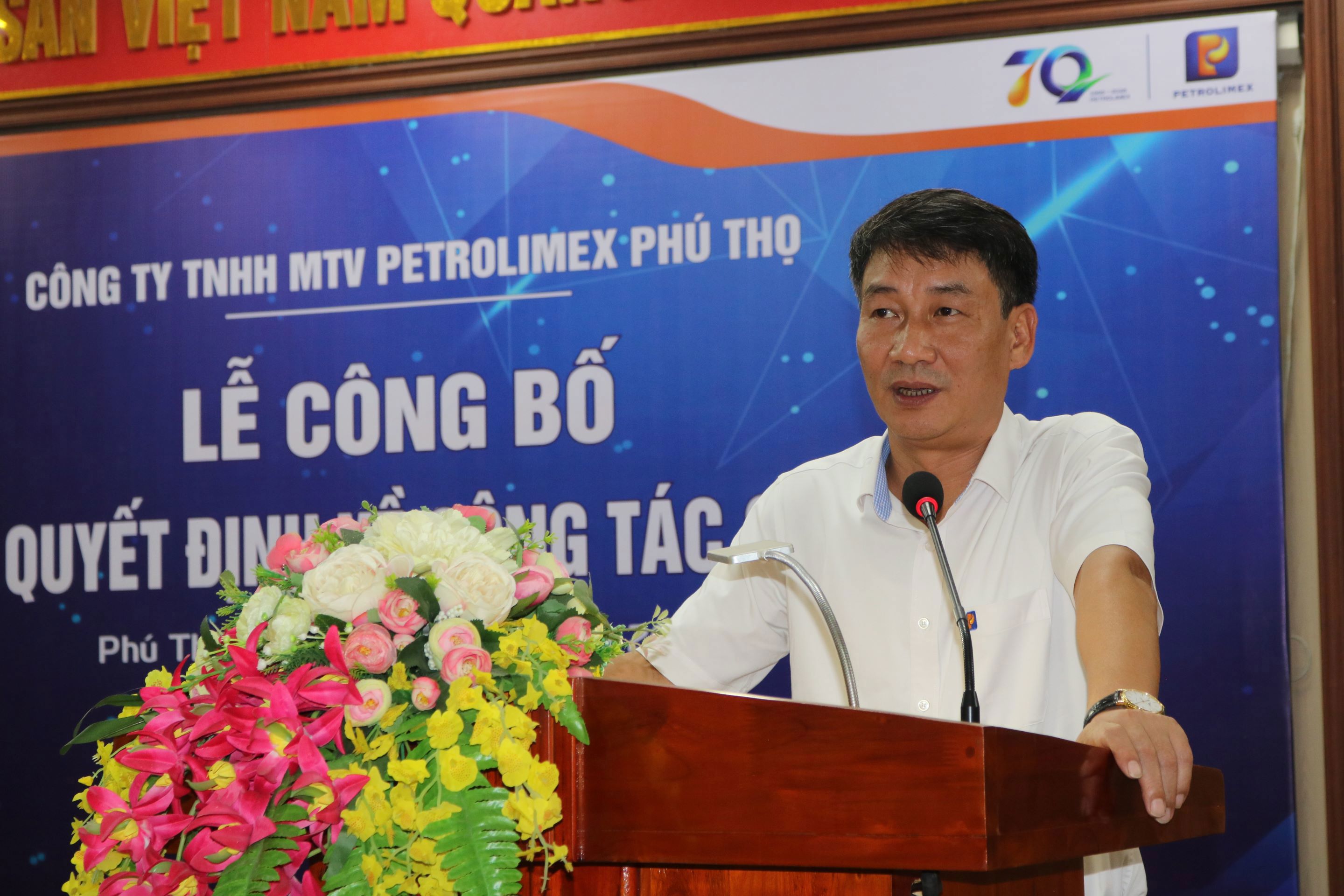 Petrolimex Phú Thọ công bố quyết định về công tác cán bộ