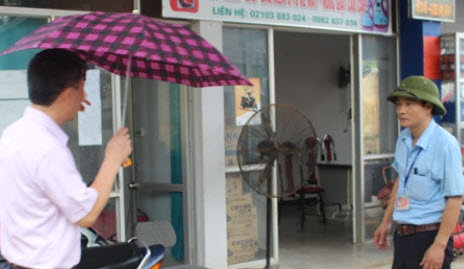 Chủ tịch kiêm giám đốc Đào Hồng Thắng trực tiếp chỉ đạo phòng chống bão số 1