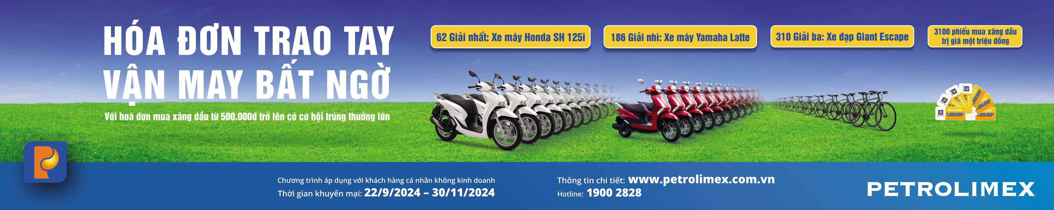 Petrolimex triển khai khuyến mại “Hóa đơn trao tay – Vận may bất ngờ” dành tặng khách hàng cá nhân