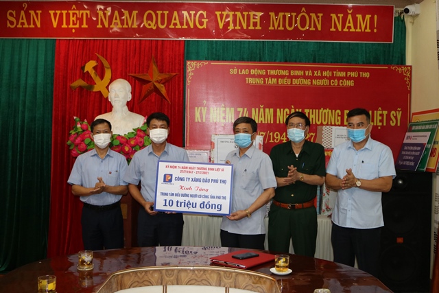 Trung tâm điều dưỡng người có công tỉnh Phú Thọ gửi Thư cảm ơn