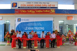 Khai trương 2 CHXD số 52 & 54 tại Km 117 + 500 Đường cao tốc Nội Bài - Lào Cai