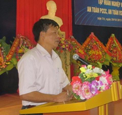 Tập huấn an toàn vệ sinh lao động và phòng chống cháy nổ năm 2013