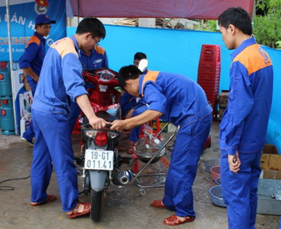 Hội chợ chào mừng 58 năm ngày thành lập Petrolimex Phú Thọ