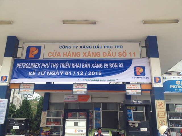 Triển khai thành công mặt hàng xăng E5 RON 92 tại Phú Thọ