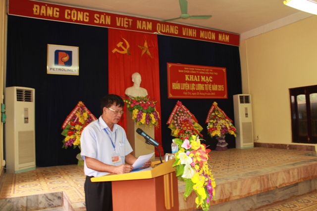 Khai mạc huấn luyện lực lượng tự vệ năm 2015