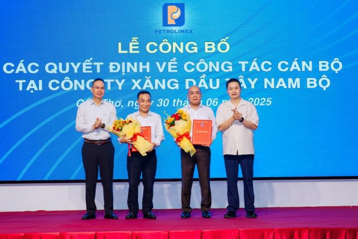 HĐQT Petrolimex công bố quyết định cán bộ tại Công ty Xăng dầu Tây Nam Bộ