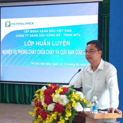 Petrolimex Sông Bé huấn luyện nghiệp vụ PCCC & CNCH năm 2022