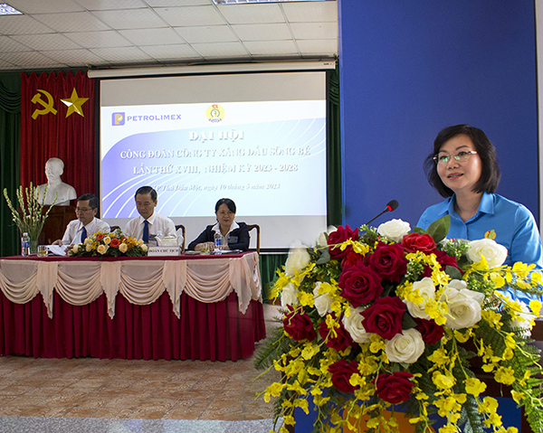 Đại hội Công đoàn Công ty Xăng dầu Sông Bé khóa XVIII, nhiệm kỳ 2023-2028
