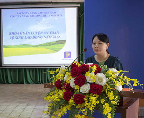 Petrolimex Sông Bé huấn luyện ATVSLĐ năm 2022