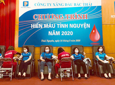 Petrolimex Bắc Thái chủ động tổ chức hiến máu