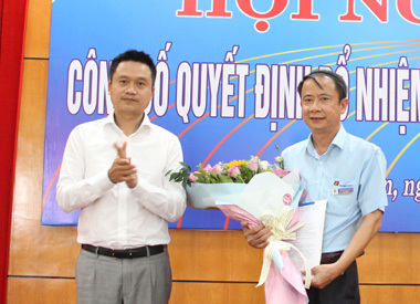 Hội nghị công bố quyết định bổ nhiệm cán bộ chủ chốt