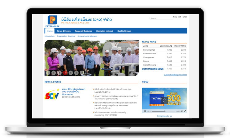 www.lao.petrolimex.com.vn sử dụng phiên bản RWD