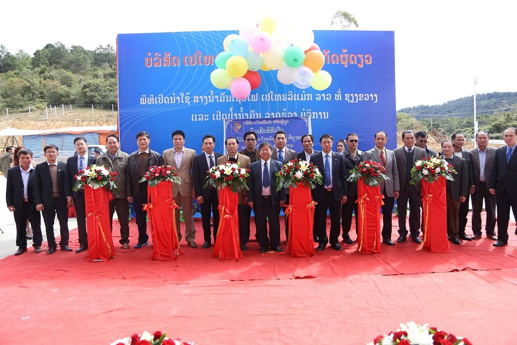 Petrolimex Lào tưng bừng khai trương Chi nhánh tại tỉnh Xiêng Khoảng