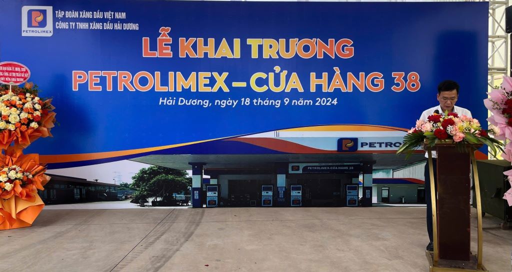 Công ty Xăng dầu Hải Dương tổ chức khai trương Petrolimex - Cửa hàng 38